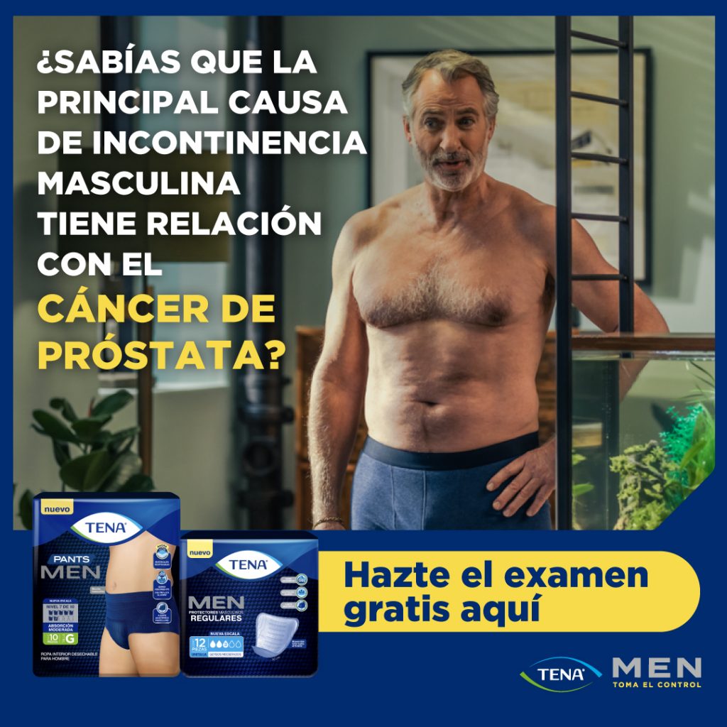 Incontinencia masculina y cáncer de próstata - TENA
