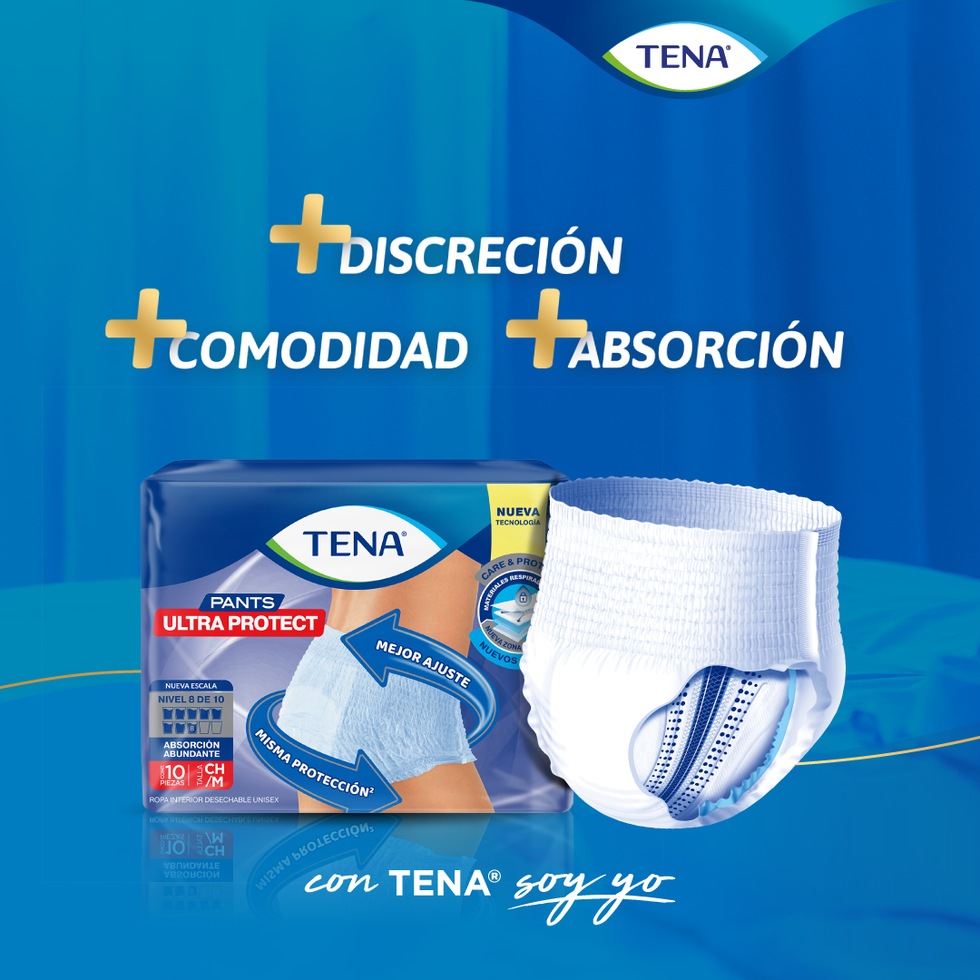 TENA Pants Ultra Protect: más comodidad, discreción y seguridad