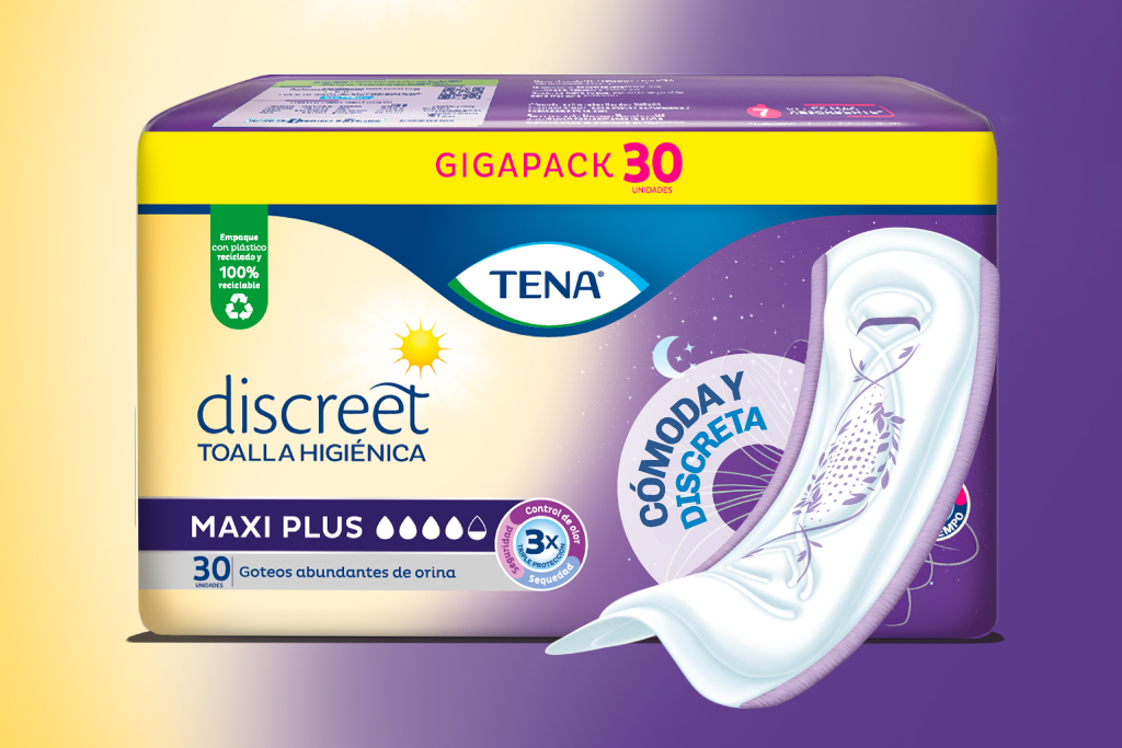 Toallas para goteos de orina – TENA
